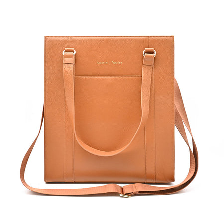 duke leather tote